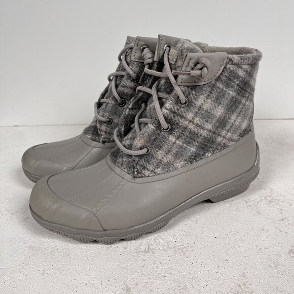 Sperry Top-Sider Gray Duck Boot Size 6 - Picture 1 of 9
